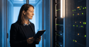 IT manager in a data centre planning the decommissioning of an Ivanti Connect Secure VPN appliance