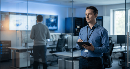 Security engineer reviewing a NetScaler gateway migration to ZTNA in a network operations room